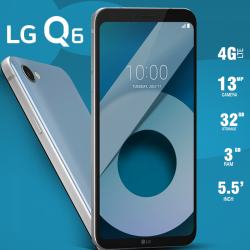 LG Q6 Smartphone, 32GB